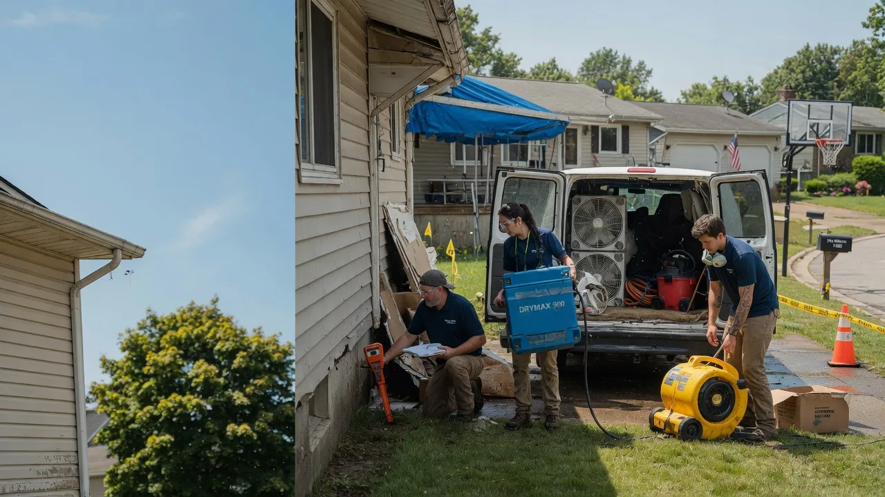 Ceiling Leak Cleanup in Lowber, PA near me